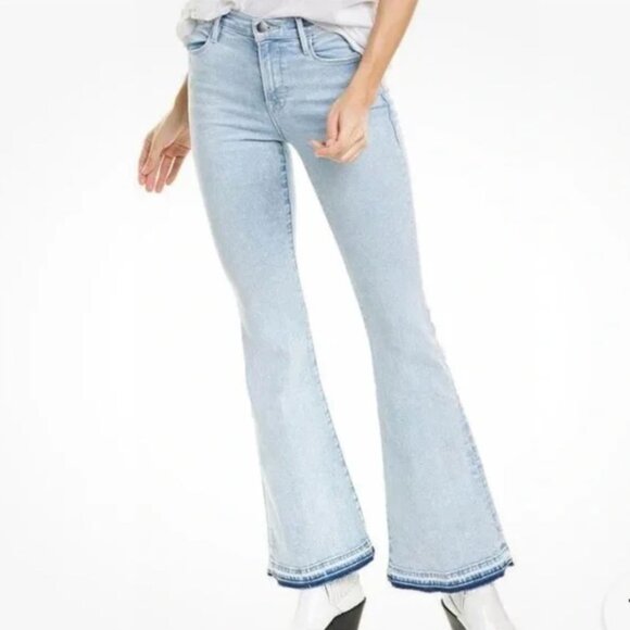 Frame | Le Pixie High Flare Jeans in “Pali” Wash | Size 28 - Picture 1 of 13